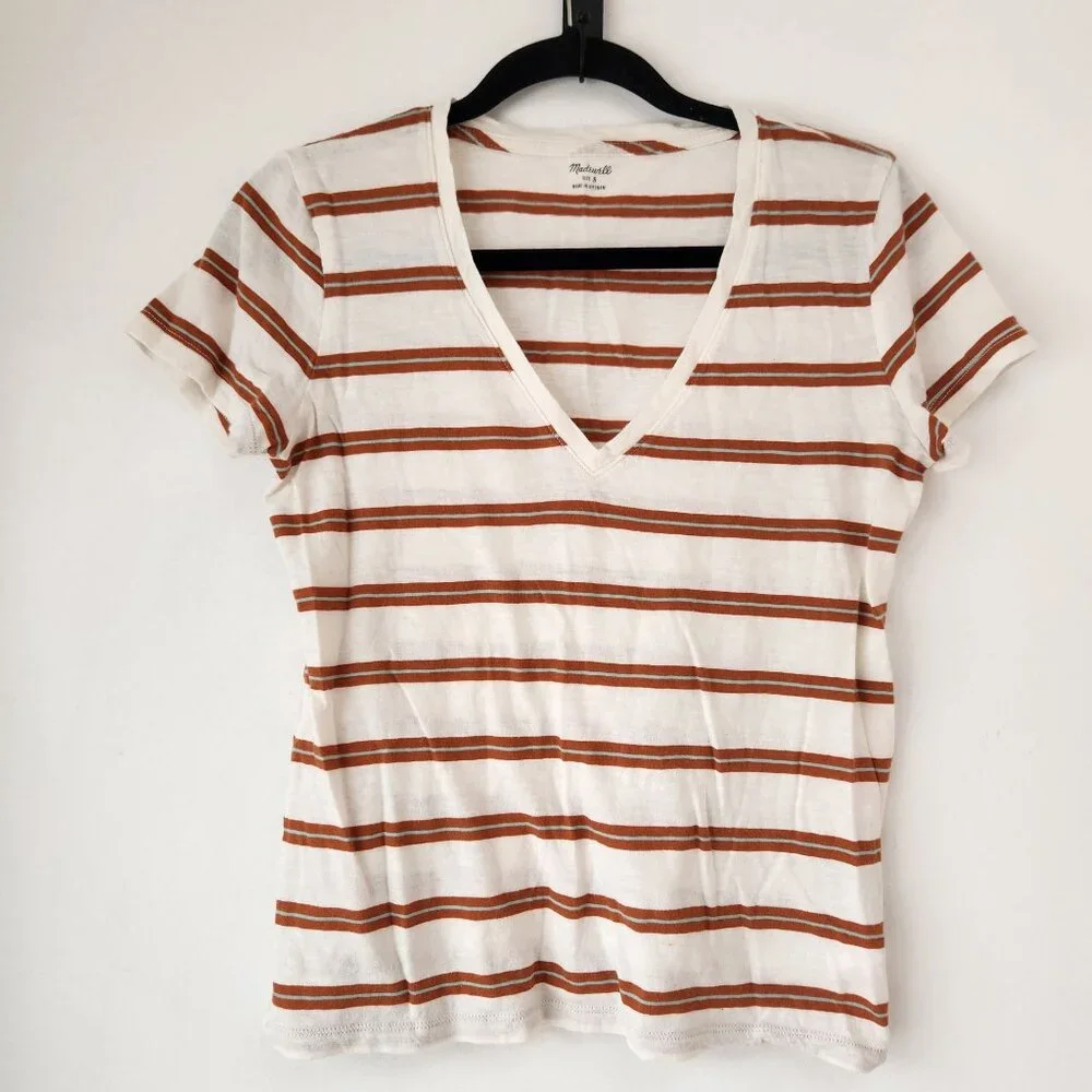 BUNDLE (3) Madewell T-Shirt Shirt Sports Bra Tank Wardrobe Basics Women's S-M - Picture 2 of 15